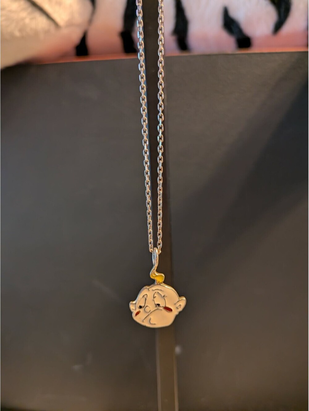 Cute! Dior "Cry Baby" Necklace - Sterling Silver 925 Y2K - Collectible Vintage